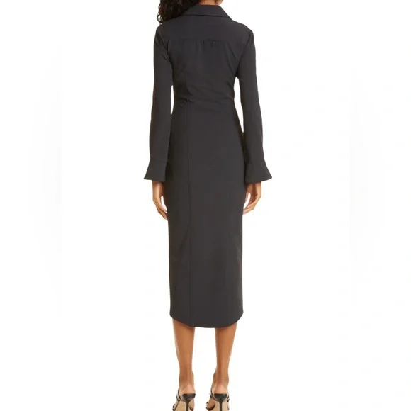 Cinq À Sept Mckenna Long Sleeve Midi Dress Size 6 - Picture 2 of 16